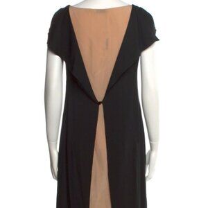 Closet Cleanout - Black & Nude Designer Vintage Dress
